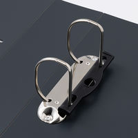 リヒトラブ　D型リングファイル　A4タテ　背幅74mm　650枚差し　黒　G2280-24　1箱（10冊入）