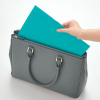 キングジム シンプリーズ クリアーファイル 固定式 透明表紙 A4タテ 10ポケット コバルトブルー 186TSPH-CB 10冊