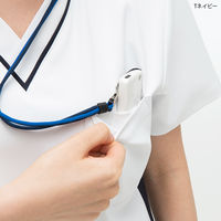 ナガイレーベン 取】FT4492 Tネイビー L FT-4492 1枚　スクラブ