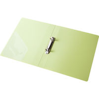 アスクル　リングファイル丸型2穴　A4タテ　背幅36mm　グリーン　3冊  オリジナル