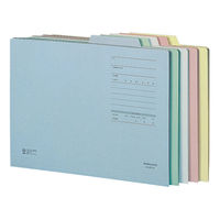 コクヨ 個別フォルダー Fタイプ カラー A4 青 A4-IFF-B 1セット(100冊:1冊×100)