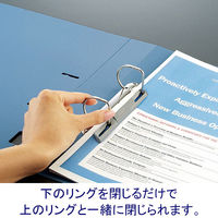 コクヨ Dリングファイル A4タテ 2穴 背幅34mm ピンク 桃 20冊 フ-FD420NP