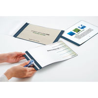 コクヨ　レポートメーカー（製本ファイル　プレゼンファイル） A4ヨコ 約50枚収容 青（ブルー）  セホ-55B　1セット100冊入（5冊入×20）