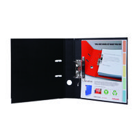 アコ・ブランズ・ジャパン　レバー式アーチファイル　A4タテ　背幅75mm　ブラック　70ST