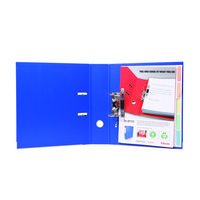 アコ・ブランズ・ジャパン　レバー式アーチファイル　A4タテ　背幅52mm　ブルー　40ST