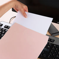 ムトウユニパック ナチュラルカラー封筒 角2（A4） ピンク 100枚