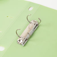 セキセイ　ロックリングファイル　D型2穴　A4タテ　背幅43mm　グリーン　F-532-30