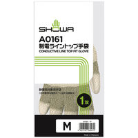 制電ライントップ手袋　ウレタン指先コート　A0161　Mサイズ　1双　ショーワグローブ