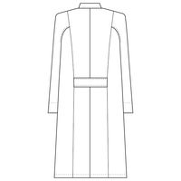 フォーク 女子ハーフコート ピンク M 2520-3-M 1枚　白衣　ドクターコート　レディース（直送品）