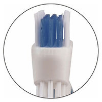 【義歯ブラシ】 入れ歯ブラシ Ciメディカル CiデンチャーブラシAD ダークブルー 17562 1本