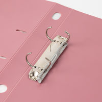 セキセイ　ロックリングファイル　D型2穴　A4タテ　背幅37mm　5色アソート　F-522-AP　10冊