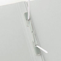 アスクル　背幅伸縮ファイル（紙製）　A4ヨコ　グレー  オリジナル