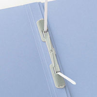 アスクル　背幅伸縮ファイル（紙製）　A4ヨコ　ブルー  オリジナル