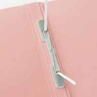 アスクル　背幅伸縮ファイル（紙製）　A4ヨコ　ピンク  オリジナル