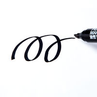 アスクル　油性ペン　油性マーカー　太字　黒　50本  オリジナル