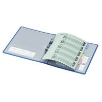 コクヨ　チューブファイル　エコツインR　B5タテ　とじ厚30mm　青　両開きパイプ式ファイル　フ-RT631B　1セット（3冊）