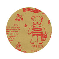 ササガワ 手提げ袋 ベア レッド 大 50-5316 1袋(50枚入)