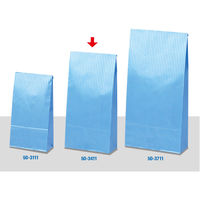 ササガワ 角底袋 クリスタルブルー 50-3411 1セット(1包(100枚)×2)