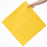 溝端紙工印刷 カラーナプキン 8つ折り 2PLY オレンジ 1袋（50枚入）