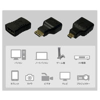 Vodaview HDMI中継・変換プラグセット VV-HDAACD-AD 1セット