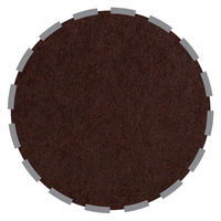 手提げ紙袋　丸紐　ベーシックカラー　こげ茶　M　1袋（50枚入）　スーパーバッグ  オリジナル