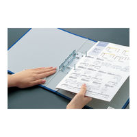 コクヨ Kファイル 貼表紙 A4縦 40mmとじ 2穴 青 フ-E840B 1セット(16冊)