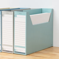 コクヨ　ファイルボックス-FS　＜Dタイプ＞　B4ヨコ　背幅102mm　緑　B4-LFD-G　1セット（50冊）