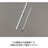 佐藤計量器製作所 赤液棒状温度計　０～１００℃ 0110-00 1セット(5本) 1-610-14