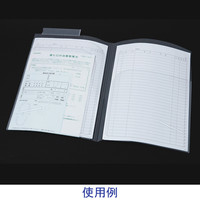 ハピラ カルテホルダー A4 乳白 ダブル3ポケット KHW3P50 1パック（50枚入）