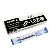 ボールペン替芯　サラサ単色用　JF-1.0mm芯　青　ゲルインク　10本　RJF10-BL　ゼブラ
