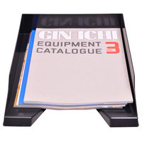 伊藤忠リーテイルリンク　レタートレー（A4タテ）　黒　1セット（6個）