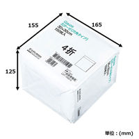 スズラン Sガーゼ（尺角タイプ）（30cm×30cm） 4折 111977 1包（150枚入） オリジナル