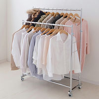 アイリスオーヤマ ダブルコートハンガー PI-H2（527643）1台（直送品）