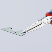 エスコ 145mm 精密用プライヤー(グリップ付/平) EA537KR-11 1丁（直送品）