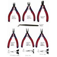 エスコ 7本組 精密用ニッパー・プライヤー EA537HK-6 1組（直送品）