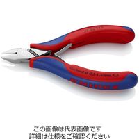 エスコ 115mm 精密用ニッパー(バネ付/斜刃) EA535KD-4 1丁(1本)（直送品）