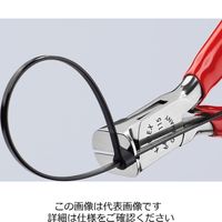 エスコ 115mm 精密用エンドニッパー(バネ付) EA536KE-1A 1個（直送品）