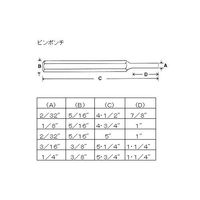 エスコ 14本組 タガネ・ポンチセット EA572MA-3 1組（直送品）
