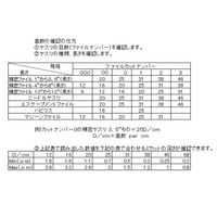 エスコ 160mm 精密やすり(平・半丸・丸ー6本/荒・油目) EA521VL-6 1組（直送品）