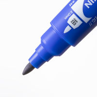 トンボ鉛筆【MONO】油性ツインマーカー モノツインE 青 業務用パック 10本