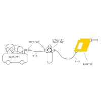 エスコ サンドブラスティングガン EA127BB 1台（直送品）