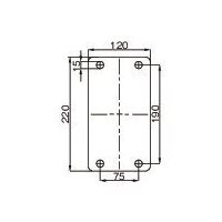 エスコ 260mm キャスター(固定金具・空気入車輪) EA986HG-260 1個（直送品）