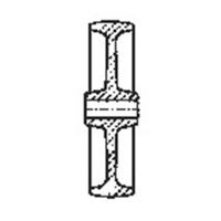 エスコ 200mm キャスター(自在金具・前輪ブレーキ付) EA986HM-6 1個（直送品）