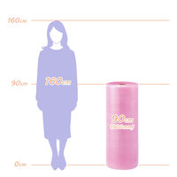 エアークッション非帯電性タイプ プチプチ 幅900mm×42m巻 ピンク P-d37L 1巻 川上産業