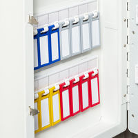 コクヨ キーホルダー名札<KEYSYS> グレー 4本入 ナフ-S230M 1セット(40個:4個入×10パック)