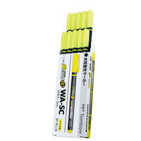 トンボ鉛筆【蛍コート80】蛍光マーカー/蛍光ペン　シングルタイプ　黄色きいろ　1箱（10本入）