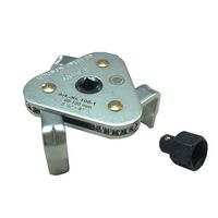 エスコ 60ー100mm/3/8”DR・1/2”DR オイルフィルターレンチ EA604A-10A 1個（直送品）