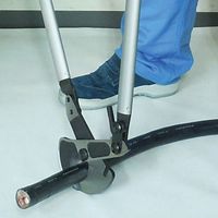 エスコ φ38mm/570ー770mm ケーブルカッター(ラチェット・伸縮式 EA585KM 1個（直送品）