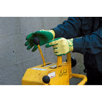 グリップ(ソフトタイプ) グリーン Lサイズ 1セット(10双：1双入×10袋) No.310 ショーワグローブ