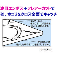 山崎産業 プロテック　マイクロクロス90  フローリングワイパー用シート ドライ 業務用サイズ 900mm用 1箱（30枚入）【ドライシート】【幅90cm用】